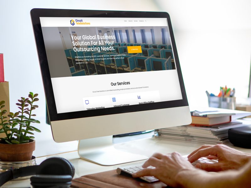 Circuit Tele Solutions - Website Mock up