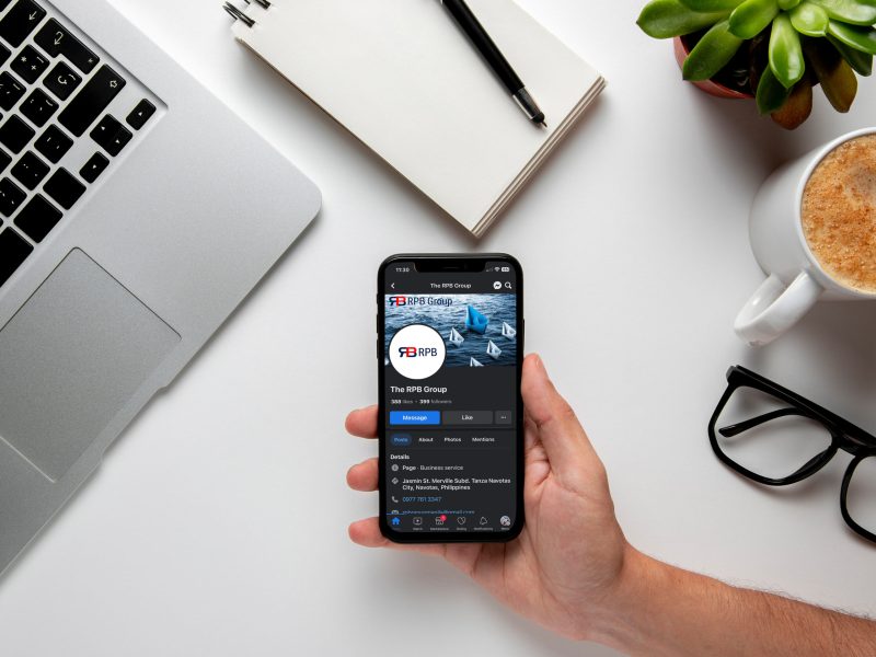 RPB Group - facebook Mock up